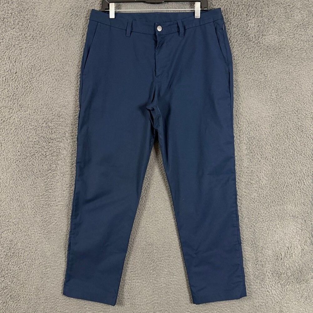 Lululemon ABC Pants Mens 34x28 Blue Classic Fit Warpstreme Stretch Athleisure
